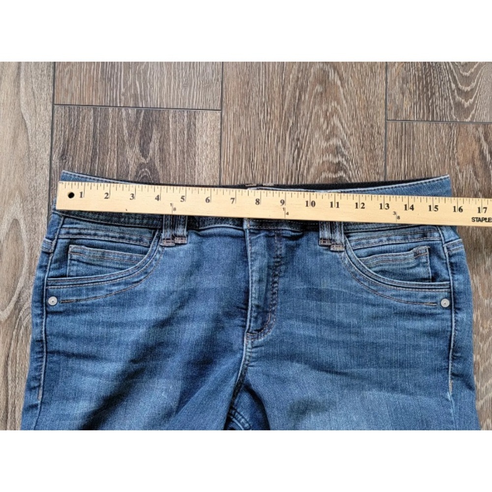 Democracy "Ab" Technology Women's 6 Pocket Blue Jeans Stretch Size 8 - Picture 9 of 11